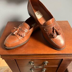 Bruno Magli Chestnut Tassel Loafers